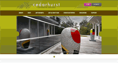 Desktop Screenshot of cedarhurst.org