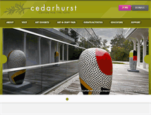 Tablet Screenshot of cedarhurst.org